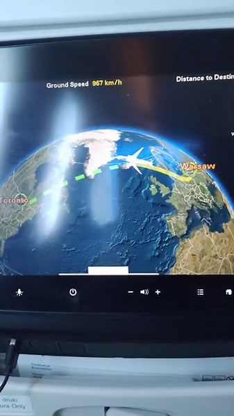 Interactive Map shows over the Atlantic Ocean!
