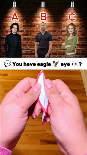 Eagle Eye Challenge 👀🦅 | Pick A, B or C? Ft. Ice Spice “Big Guy” 🔥 #Shorts