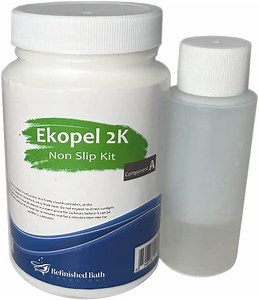 Slippery Shower & Bathtub Solution Kit | Non-Slip Bath Refinishing Kit