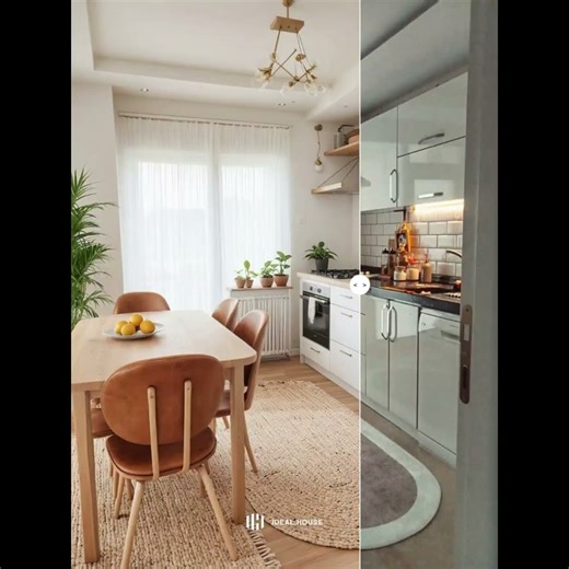 Kitchen Transformation: From Dark & Dated to Bright Minimalist Beauty | Before & After #beforeafter