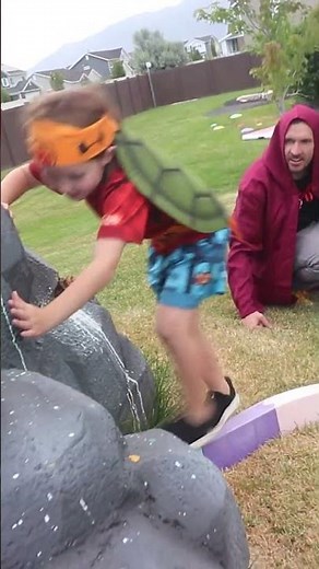 NiNJA TURTLE training course!! adley and friends complete an obstacle course and celebrate together🥷