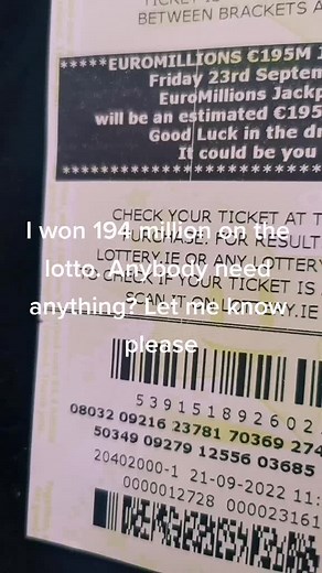 #lottery #winner