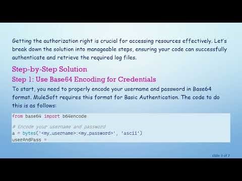 How to Authorize Yourself to MuleSoft/CloudHub Account from Python