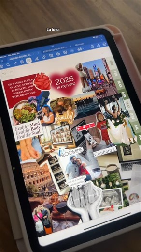 Psic. Brenda Mariana Suárez | BLOOMINE on Instagram: "Realiza tu VISION BOARD de forma estratégica en tu agenda digital psicoemocional 🤍🤩 Aquí te enseño cómo hacerlo Yo adquirí la mía en www.bloomine.com.mx en ambas versiones, puedes usarla en cualquier tablet o iPad con diferentes aplicaciones: ✨GOODNOTES ✨ Noteability ✨Noteshelf ✨ Evernote ✨Metamoji note Entre otras 🤍✨ Elige cada imagen con verdadera intención como una promesa a ti mismx Comparte este tutorial a quien necesite verlo 🤩💖 #a
