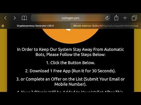 Free Bitcoin Generator - Scam?