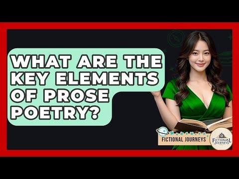 What Are The Key Elements Of Prose Poetry? - Fictional Journeys