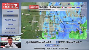 Rain and snow showers are continuing the stream through the area, but road conditions are improving across those eastern areas. The main story this afternoon will be the continued very strong winds. https://www.kwwl.com/weather/forecast/tracking-strong-winds-heading-into-the-afternoon-with-rain-and-snow-showers-continuing/article_a00e2f62-f1c4-11ee-87ee-7f4a76b16f3c.html | KWWL