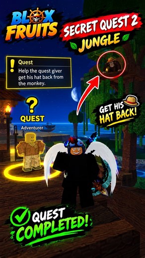 How to Complete SECRET QUEST 2 in Jungle! | Blox Fruits #bloxfruits #roblox #bloxfruitsguide