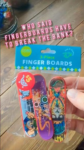 FINGERBOARDING ON A BUDGET #fingerboarding #fingerboard #skateboarding #skating #budget #toys #fyp