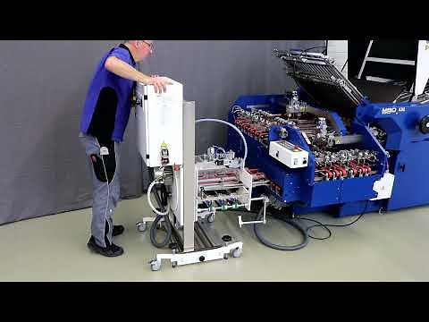 MBO demonstrates the use of a Z2 knife folder added to a Combi Folder for additional capability