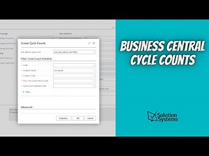Unlocking the Importance of Cycle Counts in Inventory Management | #businesscentral