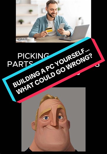 Building a PC yourself… What could go wrong? #pcbuild #gamingsetup#GamingSetupT#TechTokCustomPC