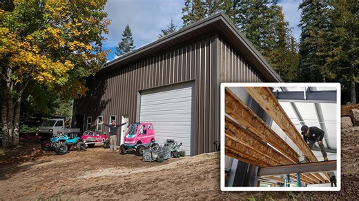 Building a loft in my dream garage