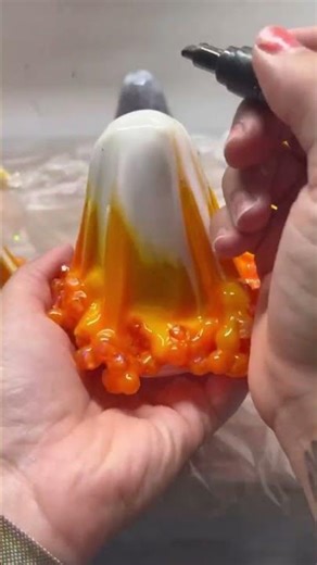 Resin Ghosts 👻 Clip from Full DIY Halloween Tutorial