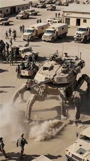 U.S. Main Battle Tank in Action #usarmy #militarytechnology #ai