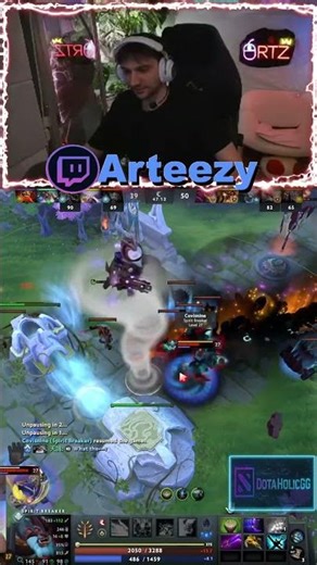 Malr1ne​ PAUSES THE GAME AFTER THIS!!​ ​😅​​​​ ​​#arteezy #dota2 #gaming #outplay