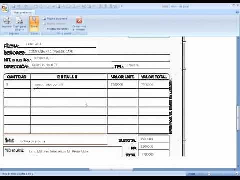 sistema para imprimir facturas preimpresas autollenar formatos