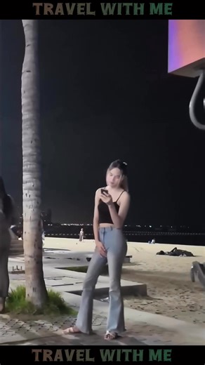 Wednesday midnight beach walk Pattaya October 2025 #nightlife #enjoy #trending #pattaya #travel #ThailandTrip #ThailandNews | Travel with me