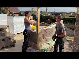 The first week setting out and self building our home - Ecobrix - ICF - Passive house