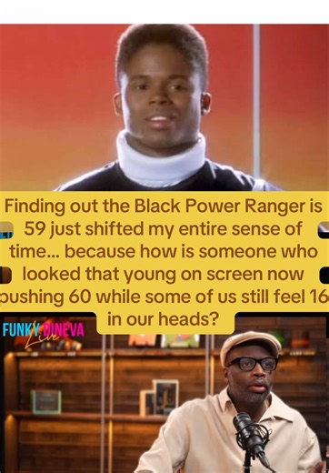 Finding out the Black Power Ranger is 59 just shifted my entire sense of time… because how is someone who looked that young on screen now pushing 60 while some of us still feel 16 in our heads? 😭 It really makes you wonder — are we actually aging faster, or did they just carry themselves differently back then? And be honest… at what age did you think he was now before seeing this? 👀 #AgingReality #90sKids #TimeFlies #ChildhoodMemories #PopCultureShock Walter Jones age, Black Power Ranger now, 