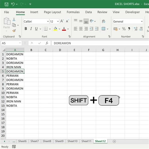 #43 Find next match or previous match in Excel with shortcut keys #shorts #excelhurdles