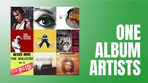 10 famous artists that only released one studio album