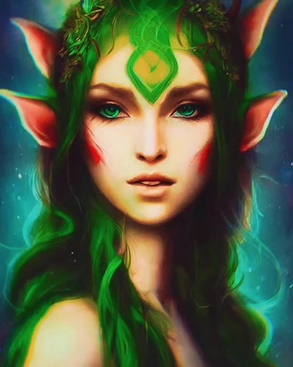 A Beautiful Elf Princess...The Forest os your hear🍀💚🌲🌳#artist #art #aiart #aiartcommunity #aiartwork #fantasy #fantasyart #fairytail #animation #fantasyartwork #artificialintelligence #elf #forest