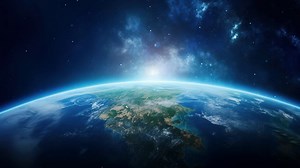 A breathtaking video concept of Earth from space, captured from a high-angle view | Premium Stock Video Footage