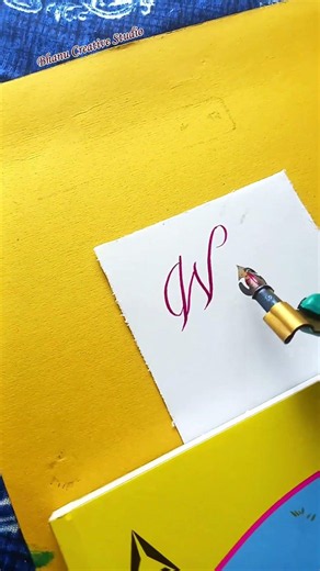 Easy "WOW" Calligraphy Design for Beginners🔥#calligraphy #handwriting #art #creative #artandcraft