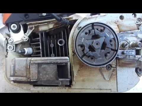 COMMENT REPARER UN FILETAGE DE BOUGIE HS:TRONCONNEUSE ELAGUEUSE STIHL MS 200 T