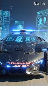 AI Police Car That Catches Criminals Automatically 😱 | Futuristic Invention | Smart Tech