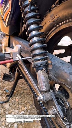 "Motorcycle Shock Preload Adjustment Tutorial | Quick & Easy Suspension Fix for Better Ride"