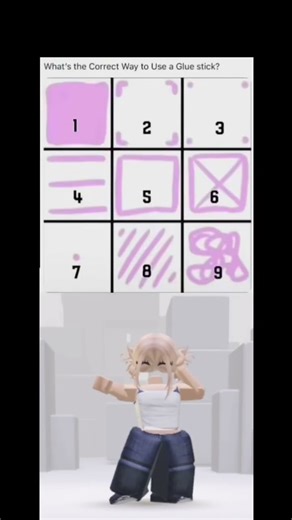 Whats the correct way to use a glue stick? #roblox #shorts