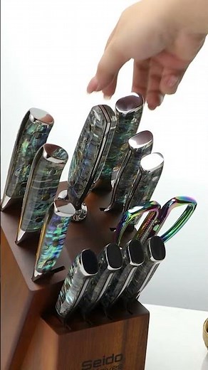 13 Piece Awabi Knife Block Set | Seido Knives
