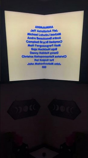 Max & ruby Credits Mirrored effect