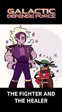 The Fighter + The Healer 💕 #animation #dnd5e