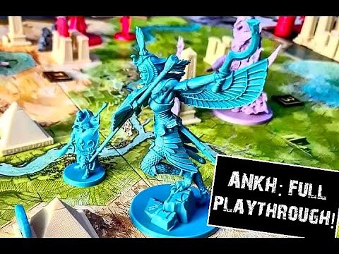 Ankh board game from CMON: Full Play through