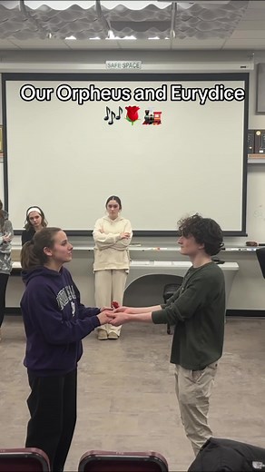 Orpheus and Eurydice in Hadestown Musical