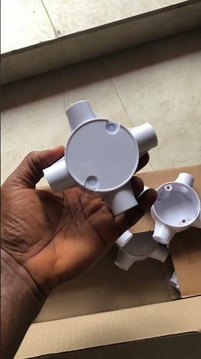 4 way junction box/star box used to distribute cables in conduit wiring. See description for more.