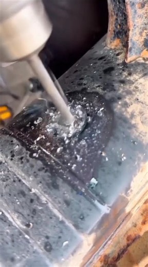 how to open a damaged bolt using a drill #shortvideo