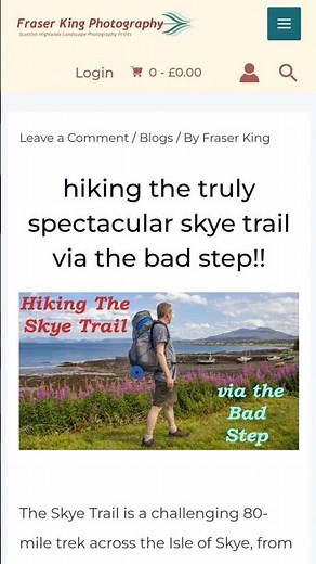 Unforgettable Adventure: Hiking the Breathtaking Skye Trail on the Stunning Isle of Skye!