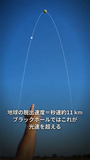 なぜブラックホールから光さえ絶対に脱出できないのか｜30秒物理
