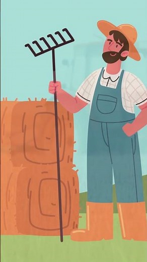 Farmer for Kids 🚜 Farm Animals & Tractors | Community Helpers #shortsforkids