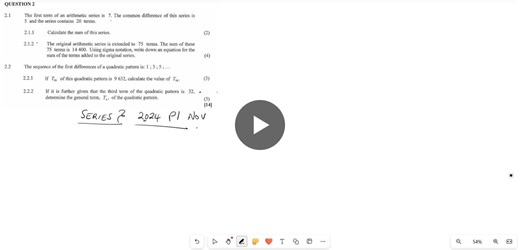 Arithmetic and Quadratic number Patterns | Mathematics Teacher