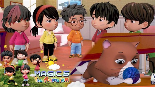 Magic 5 The Animation - Extras - Miku si Kucing Menghilang! Magic 5 Bergerak Mencari | Magic 5 The Animation - Episode 45