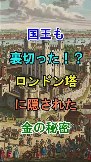 【中央銀行の歴史】国王も裏切った!? 世界文化遺産ロンドン塔に隠された金の秘密 #歴史 #世界史 #中央銀行 #世界遺産 #ロンドン塔