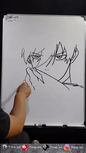 how to draw itoshi Rin #blulock⚽️