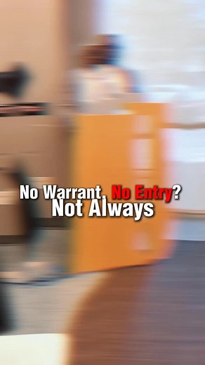 🚨 No Warrant, No Entry? Not Always 👮🏿‍♂️ When it’s hot pursuit or exigent circumstances, the police don’t have to wait for a warrant — they can break that door down if someone’s in danger or on the run. . . . #legaleducation #legaltalk #lawyerlife #reality #police #lecture #random #rights #criminalcase #criminaldefense #criminaldefenseattorney #criminaldefenselawyer #losangeles *This is not a guarantee, warranty, or prediction regarding the outcome of the case. Posts for educational purposes 