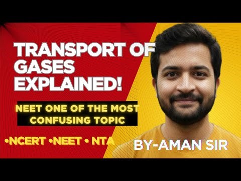 Transport of Gases Class 11 Biology |NEET 2025 |Oxygen & CO2 TransportExplained |Most Expected Ques.