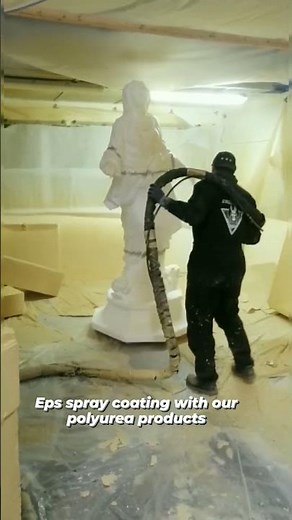 Spray polyurea on EPS